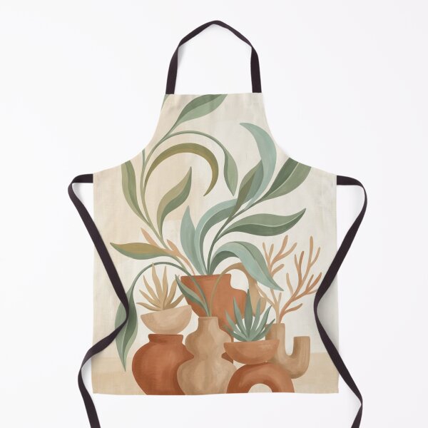 Item preview, Boho Botanical Clay Pot Still Life Illustration designed and sold by Zaramodo.