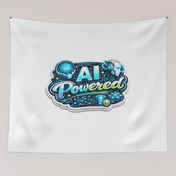 Item preview, AI Powered Artificial Intelligence Tech Futuristic Robot  designed and sold by MR4me.