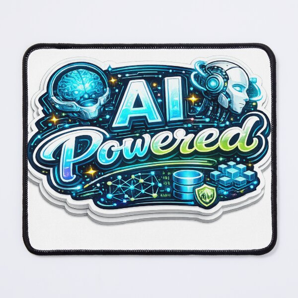 Item preview, AI Powered Artificial Intelligence Tech Futuristic Robot designed and sold by MR4me.
