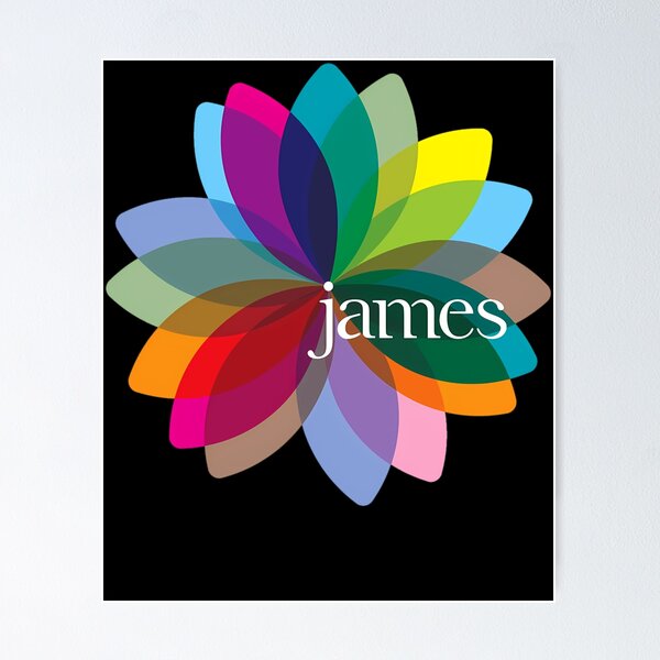 Artikelvorschau, James Alternative Rock Band Colorful Flower entworfen und verkauft von hadeer54.