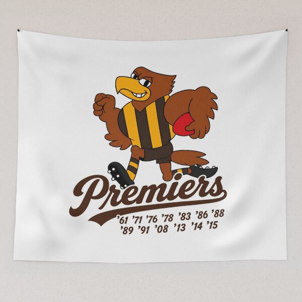 Item preview, Premiers Hawks Drawing designed and sold by Luke Foran Sports Art.