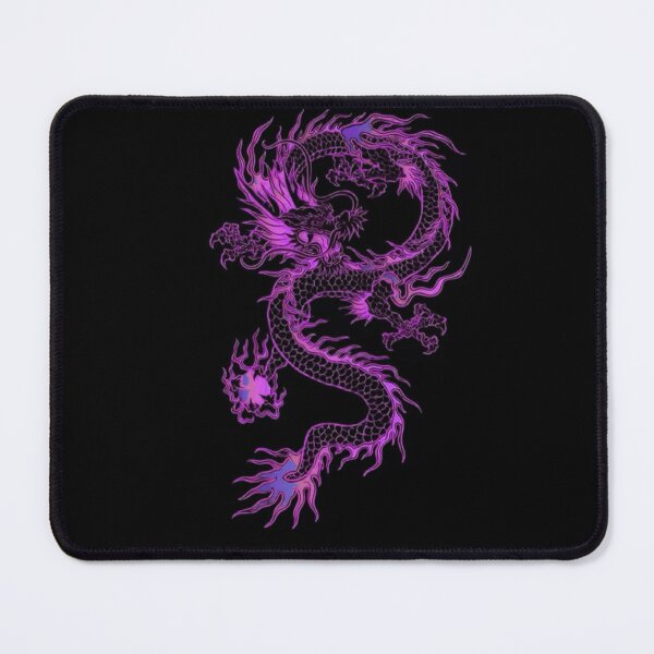 Item preview, Purple Oriental Dragon - Traditional Eastern Mythological Art designed and sold by BrontesWhimsyStore.