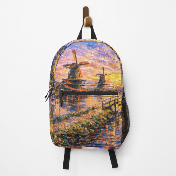 Item preview, A painting of Zaanse Schans, the Netherlands – A Beautiful place in Europe. designed and sold by GalleryKauffeld.