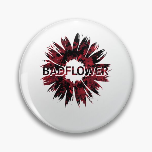 Item preview, Badflower Dark Red Grunge Floral designed and sold by hadeer54.