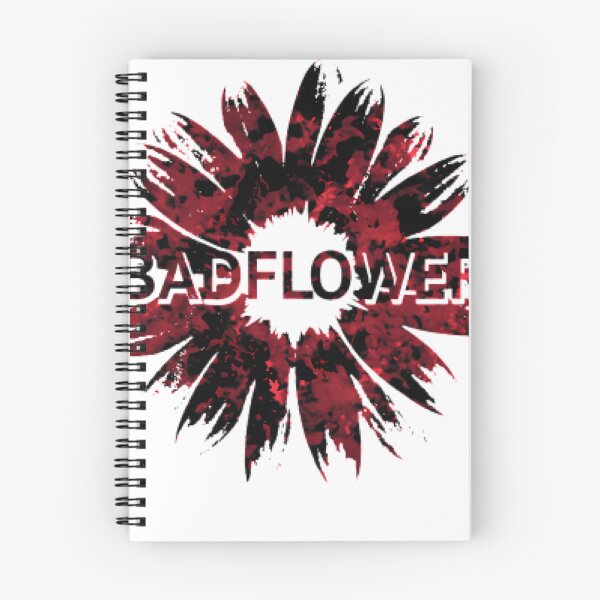 Item preview, Badflower Dark Red Grunge Floral designed and sold by hadeer54.