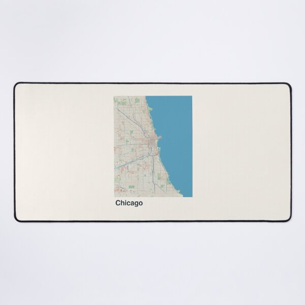 Item preview, Chicago Minimalistic Map Art designed and sold by MapsNerd.