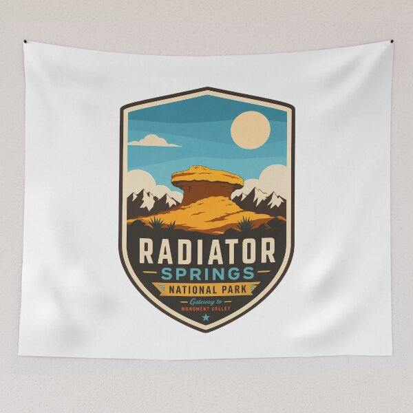 Artikelvorschau, Radiator Springs Nationalpark – Reisen – Naturlandschaft entworfen und verkauft von FrontierCosmic.