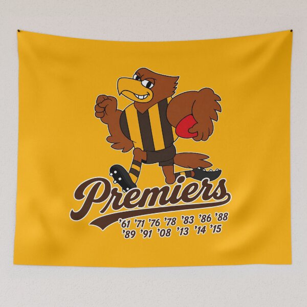Item preview, Premiers Hawks Drawing designed and sold by Luke Foran Sports Art.