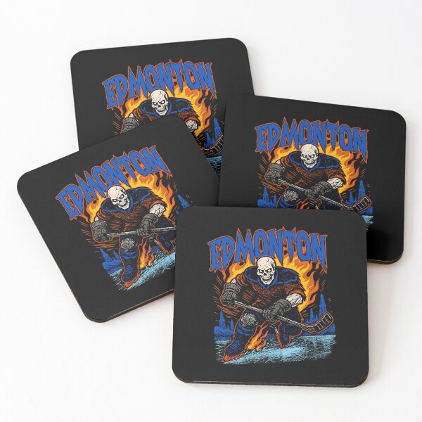 Item preview, Edmonton Skeleton Hockey Flames Graphic designed and sold by Nathyn02.