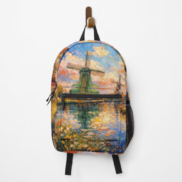 Item preview, Zaanse Schans painting, the Netherlands – A Beautiful place in Europe. designed and sold by GalleryKauffeld.