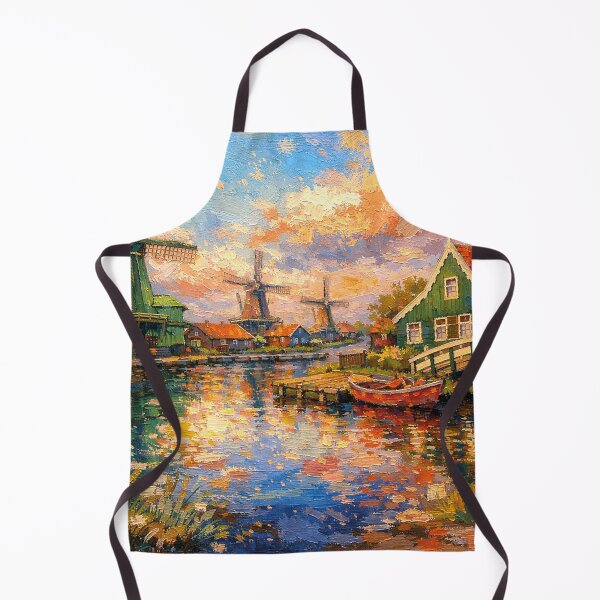 Item preview, Zaanse Schans painting, the Netherlands – A Beautiful place in Europe. designed and sold by GalleryKauffeld.