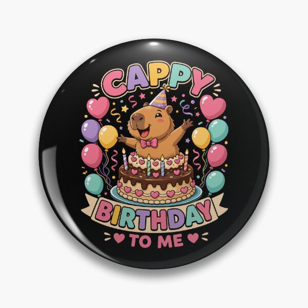 Item preview, Cappy Birthday To Me Funny Capybara Birthday designed and sold by DuDuChben.