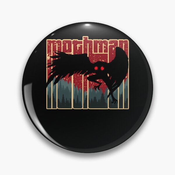 Item preview, Cryptid Monster Mothman Flying Over Dark Forest At Sunset designed and sold by Trainbeatzz.