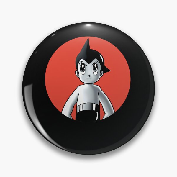 Item preview, Anime Robot Boy With Spiky Hair And Red Background designed and sold by Trainbeatzz.
