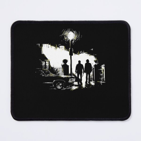 Item preview, Mysterious Night Street Under Streetlight With Car And Silhouettes designed and sold by Trainbeatzz.