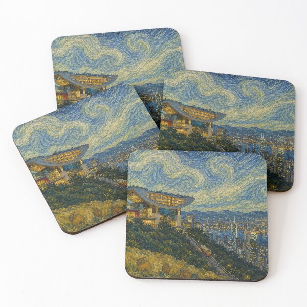 Item preview, The Peak Panorama - Van Gogh's Dream Travels (Impressionist Art) designed and sold by ianm1028.
