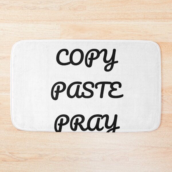 Item preview, Copy Paste Pray Funny Programmer Tee designed and sold by low battery meme design.