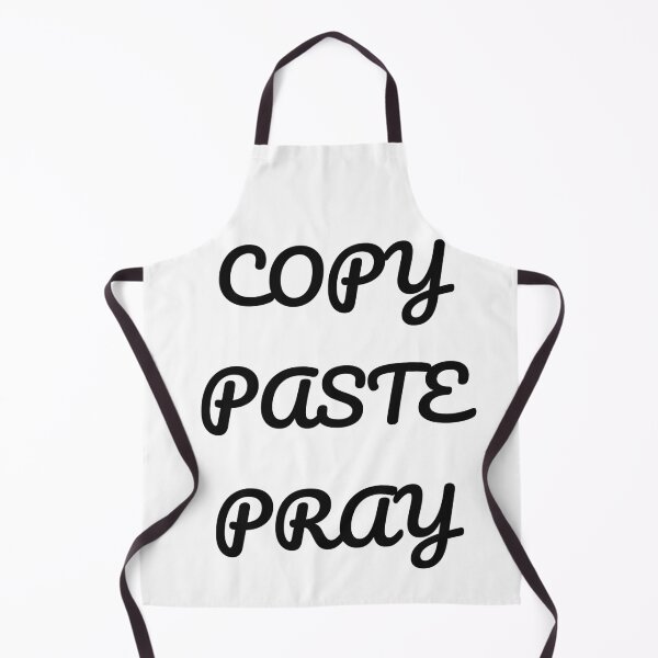 Aperçu de l'œuvre Copier Coller Prier T-shirt Programmeur Drôle créée et vendue par low battery meme design.