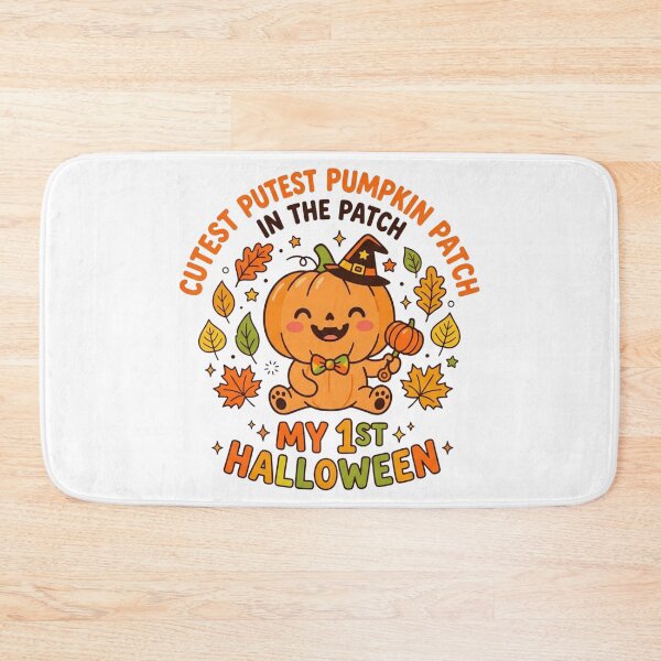 Item preview, Cutest Pumpkin In The Patch My 1st Halloween Baby Milestone designed and sold by KreatoLab.