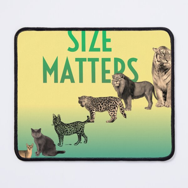 Item preview, Size Matters - Funny Cat To Tiger Evolution Big Cats Meme designed and sold by AWADHESH  CHAURASIA.