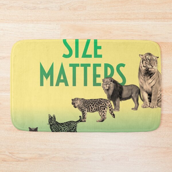 Item preview, Size Matters - Funny Cat To Tiger Evolution Big Cats Meme designed and sold by AWADHESH  CHAURASIA.