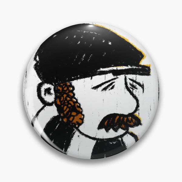Item preview, Classic Football Fan Illustration | Footy Terrace Supporter | Black & White  Scarf designed and sold by GWARTGB.
