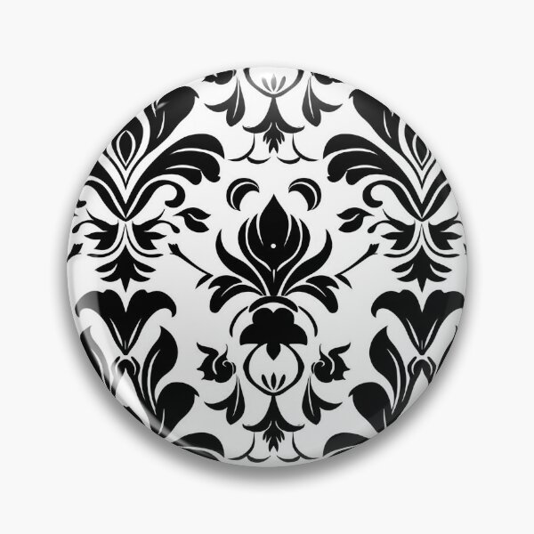 Item preview, Classic Black & White Damask Pattern designed and sold by BackTWO.