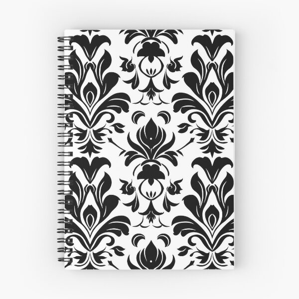 Item preview, Classic Black & White Damask Pattern designed and sold by BackTWO.