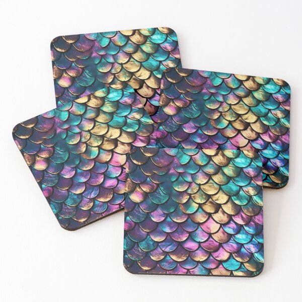 Artikelvorschau, Iridescent Mermaid Scales Pattern entworfen und verkauft von BackTWO.