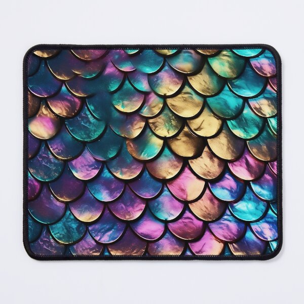 Item preview, Iridescent Mermaid Scales Pattern designed and sold by BackTWO.