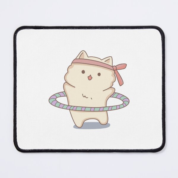 Item preview, Hula Hoop Cat Funny Cute Aerobic Fitness Graphic designed and sold by bouncycatart.