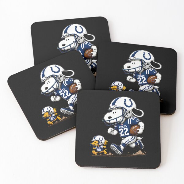 Item preview, Indianapolis Coltss Sport Snoopy And Woodstock Football designed and sold by RetroCivicPop.