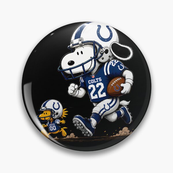 Item preview, Indianapolis Coltss Sport Snoopy And Woodstock Football designed and sold by RetroCivicPop.