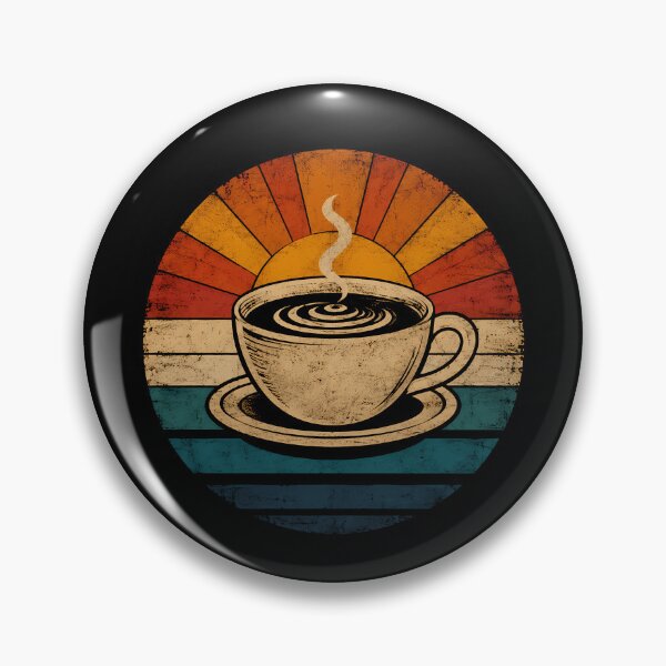 Item preview, Retro Coffee Sunrise Vintage Cup designed and sold by Moizento.