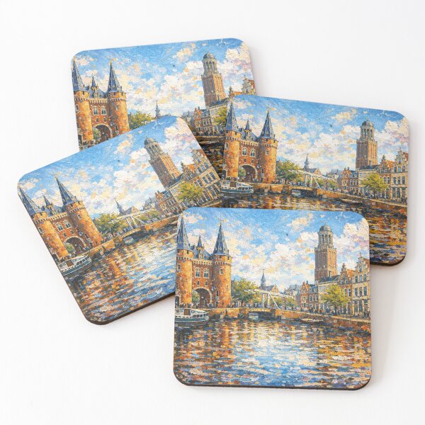 Item preview, A painting of Zwolle, the Netherlands – A Beautiful place in Europe. designed and sold by GalleryKauffeld.