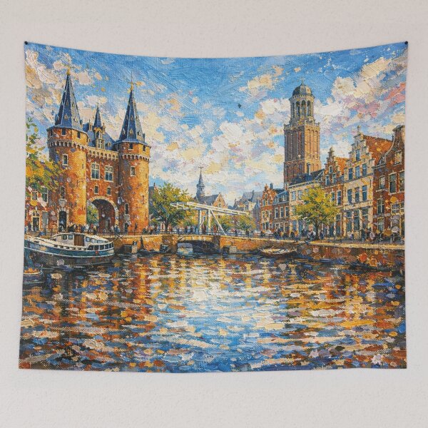 Item preview, A painting of Zwolle, the Netherlands – A Beautiful place in Europe. designed and sold by GalleryKauffeld.