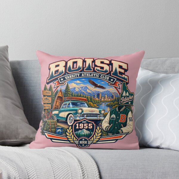 Item preview, Boise Idaho Varsity 1955 Design designed and sold by Normandy Road Heritage™ - Vintage Garage Art.