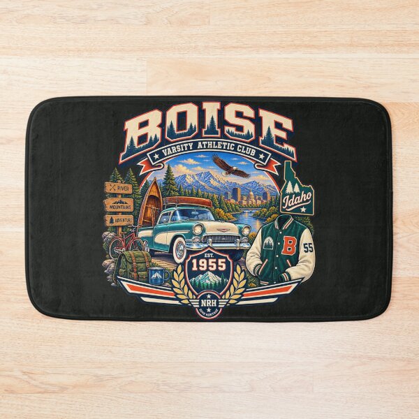 Item preview, Boise Idaho Varsity 1955 Design designed and sold by Normandy Road Heritage™ - Vintage Garage Art.