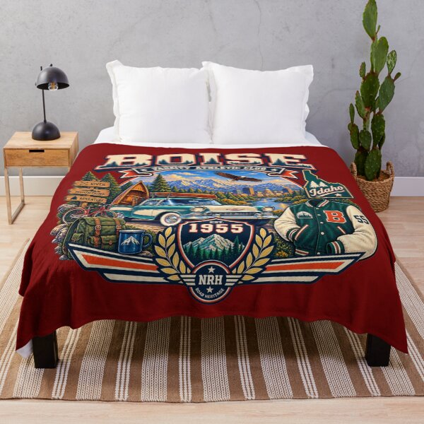 Item preview, Boise Idaho Varsity 1955 Design designed and sold by Normandy Road Heritage™ - Vintage Garage Art.