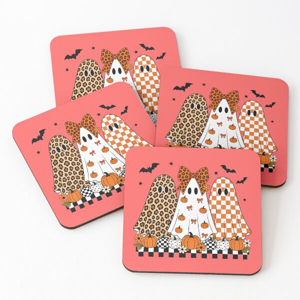 Item preview, Three Ghouls Halloween | Leopard, Bow & Checkered Design designed and sold by MOCH- ART.