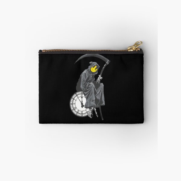Item preview, Grim Reaper With Smiley Face Sitting On Big Clock Tower designed and sold by chitrarth.