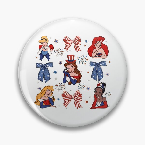 Item preview, Disney Princesses Patriotic Bows & Fireworks designed and sold by IsazaSeema.