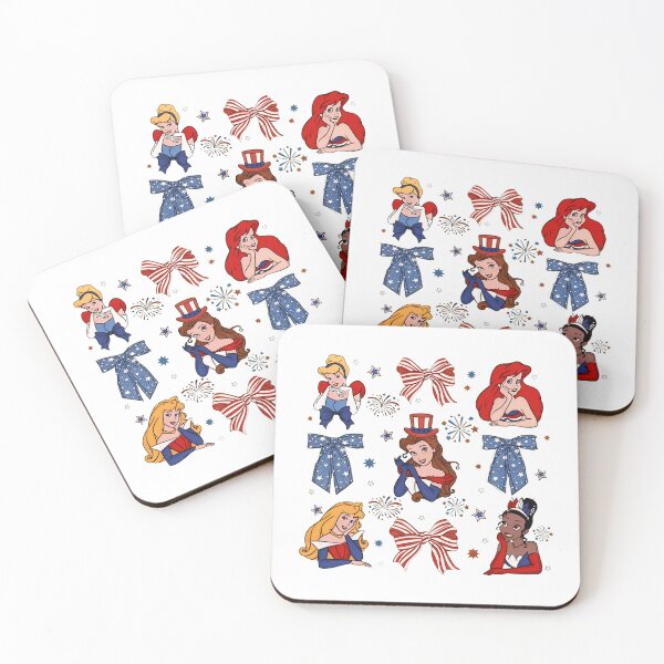 Item preview, Disney Princesses Patriotic Bows & Fireworks designed and sold by IsazaSeema.