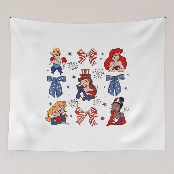 Item preview, Disney Princesses Patriotic Bows & Fireworks designed and sold by IsazaSeema.