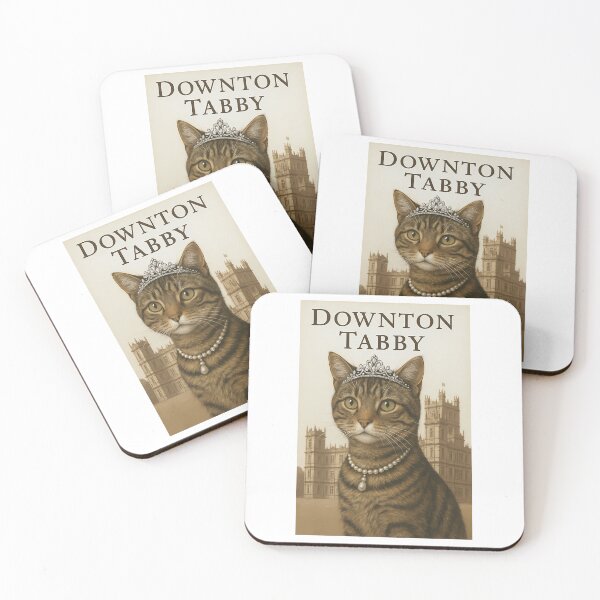 Item preview, Downton Tabby Sticker Funny Downton Abbey Sticker Downton Abbey Fan Merch Fancy Cat Sticker designed and sold by colson-breen.