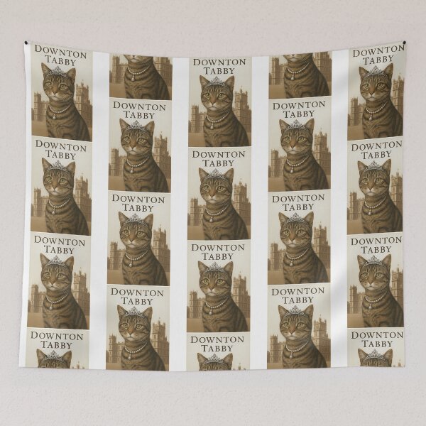 Item preview, Downton Tabby Sticker Funny Downton Abbey Sticker Downton Abbey Fan Merch Fancy Cat Sticker designed and sold by colson-breen.