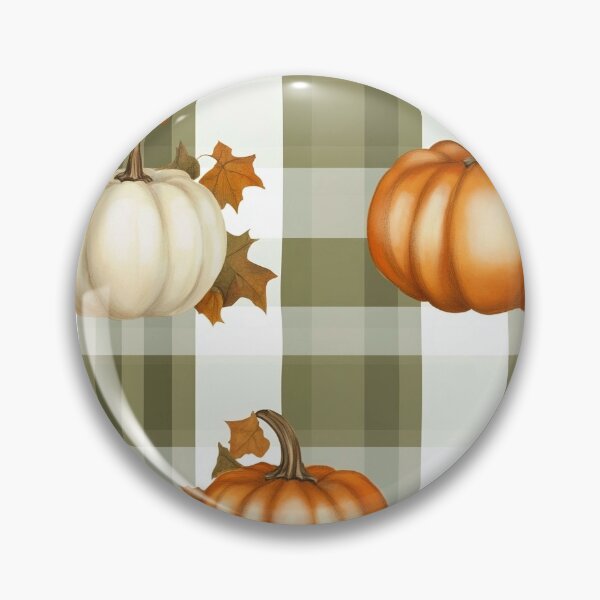 Item preview, Farmhouse Plaid Pumpkin Pattern designed and sold by BackTWO.