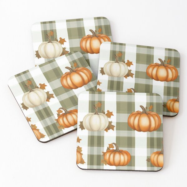 Item preview, Farmhouse Plaid Pumpkin Pattern designed and sold by BackTWO.