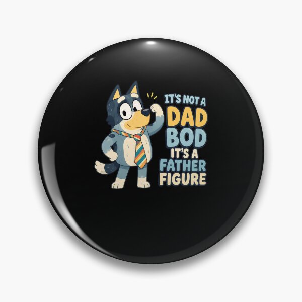 Item preview, Bluey Dog Dad Bod Father Figure Funny Dad designed and sold by TijanaARTSt88.