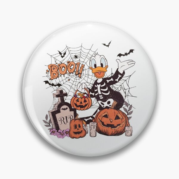 Artikelvorschau, Donald Duck Halloween Boo Skelett Kürbis entworfen und verkauft von TrinidyChan.